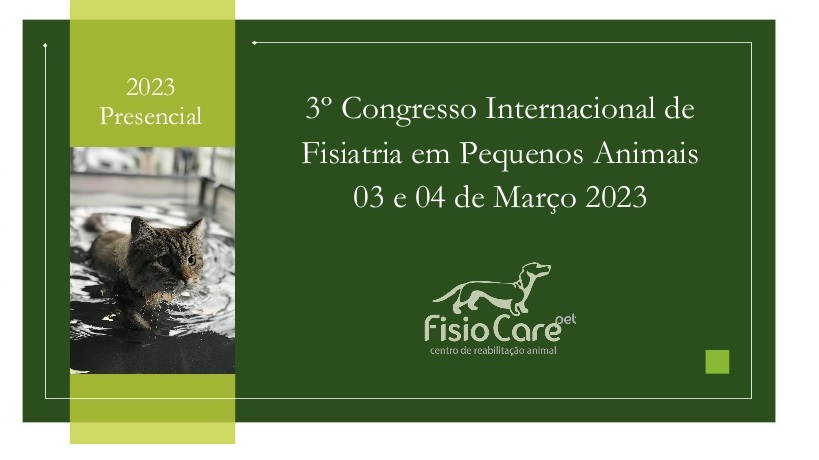 3º Congresso Internacional de Fisiatria em Pequenos Animais